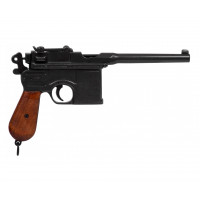 Макет пистолет Mauser C96, дерев. рукоять (Германия, 1896 г.) DE-M-1024 Макет пистолет Mauser C96, дерев. рукоять (Германия, 1896 г.) DE-M-1024