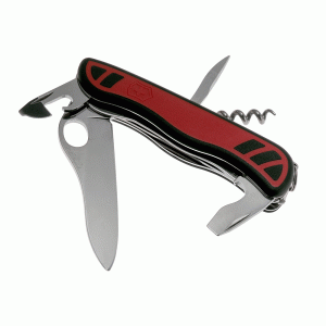 Нож перочинный Victorinox Forester, 111 мм, 10 функций, рукоять нейлон, красно-черный
