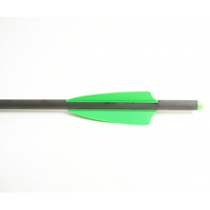 Стрела арбалетная карбоновая Centershot Toxic Carbon 20" Half Moon Nock